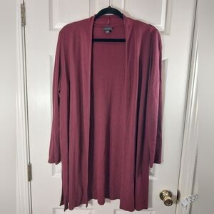 J. Jill Wearever Collection Women's Open Front Cardigan Size M